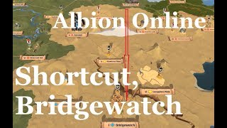 Albion Online  Caerleon to Bridgewatch fast almost safely [upl. by Nehgem]