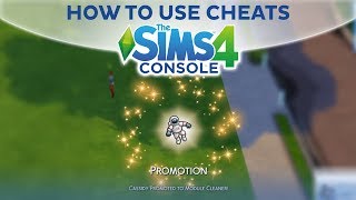 HOW TO USE CHEATS  The Sims 4 Console PS4 Xbox One [upl. by Kcirddor]