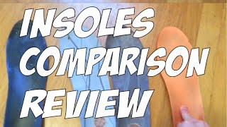 Insoles comparison review  Superfeet Sorbothane amp Orthaheel [upl. by Letnahs184]