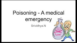 Acute Poisoning Mild Moderate and Severe [upl. by Amelia]