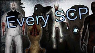 Every SCP in SCP Containment Breach v137 [upl. by Comras]