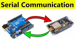 Send Data From Arduino to NodeMCU and NodeMCU to Arduino Via Serial Communication [upl. by Nomelif602]