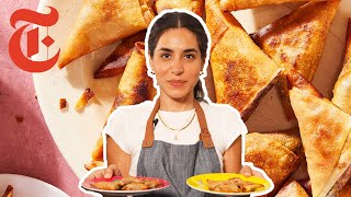 The Best Crispy Samosas  Zainab Shah  NYT Cooking [upl. by Oal]