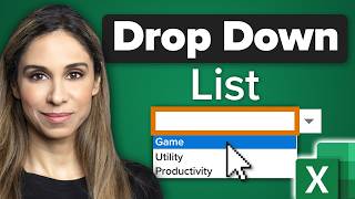 Create SMART Drop Down Lists in Excel with Data Validation [upl. by Carmon]