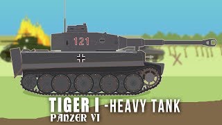 WWII Tanks Tiger I  Heavy Tank [upl. by Harbard]