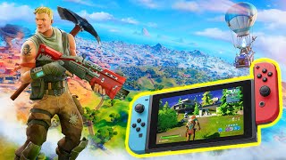 Fortnite Meine ERSTE Runde auf der Nintendo Switch Kapitel 3 [upl. by Carmela]