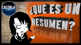 ¿Qué es y cómo hacer un resumen [upl. by Penthea287]