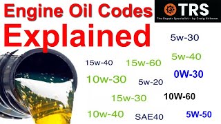 Engine Oil Codes Explained SAE Society of Automotive Engineers numbers by Craig Kirkman [upl. by Monarski]