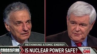 Crossfire Nader amp Shellenberger debate nuclear power [upl. by Nolahc]