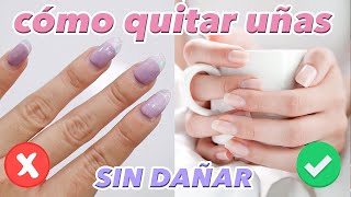 Como QUITAR uñas ACRÍLICAS en casa FÁCIL Y SIN DAÑAR ♥ Jimena Aguilar [upl. by Felisha]