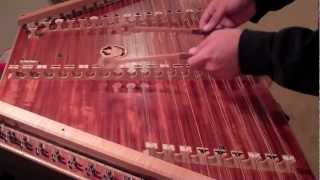 quotO Holy Nightquot on Solo Hammered Dulcimer [upl. by Rednal73]