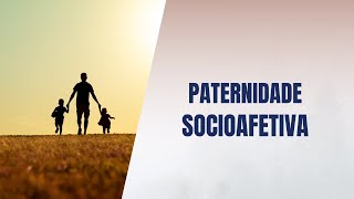 Paternidade socioafetiva [upl. by Frederich514]