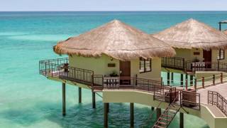 Palafitos Overwater Bungalows Mexico  El Dorado Maroma Luxury Resort [upl. by Win]