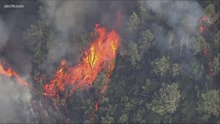 Dozens of fires burning in California  California wildfires [upl. by Harwilll]