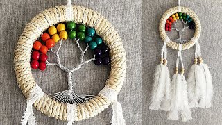 DIY Atrapasueños quotARBOL DE LA VIDAquot paso a paso  DIY Dreamcatcher quotTREE OF LIFEquot [upl. by Caprice]