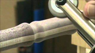 Lathe Turned Walking Cane Part 1wmv [upl. by Assilym710]