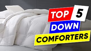 Top 5 Down Comforters in 2025👌 [upl. by Shurlock634]