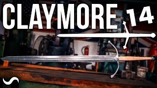 MAKING A SCOTTISH CLAYMORE SWORD PART 14  FINISHED [upl. by Kery]