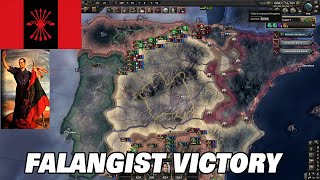 Hoi4 La Resistance Falangist Spain  How to win the Spanish Civil War [upl. by Eeldarb354]