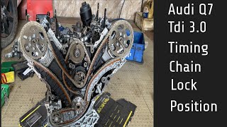 AUDI Q7 30 tdi Timing chain lock position [upl. by Reeves]