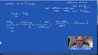 moles to millimoles [upl. by Adnicaj]