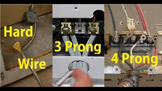 How To Install Stove Range Cord 3 or 4 Prong [upl. by Jamnis286]