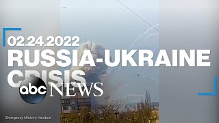 RussiaUkraine Crisis February 24 2022 [upl. by Eerbua197]