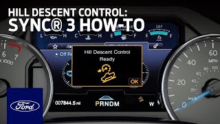 Hill Descent Control™  Ford HowTo  Ford [upl. by Giguere]