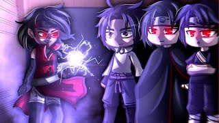 Uchiha Clan React To Sarada Uchiha  Gach React [upl. by Airitac]