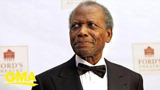 Sidney Poitier dies at 94  GMA [upl. by Warfold348]