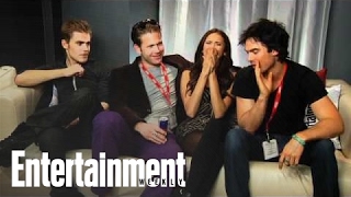 Vampire Diaries Cast Interview with Michael Ausiello Part 1  Entertainment Weekly [upl. by Hoffert]