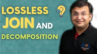 416 Lossless Join Decomposition in DBMS in HINDI Part1 [upl. by Leviram]