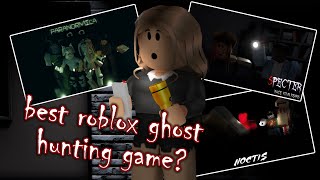 whats the best ROBLOX ghost hunting game 2021 [upl. by Anahtor]