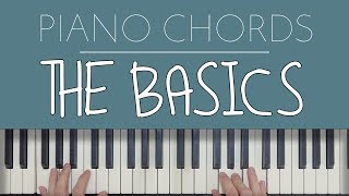 Piano Chords The Basics [upl. by Ardnuaed]