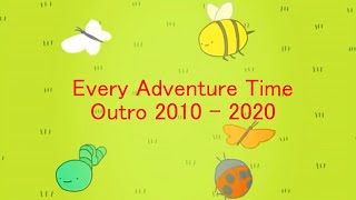 Every Adventure Time OutroEnd Credits HD 2010  2020 [upl. by Kirenoj]