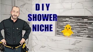 How to Build a Shower Niche [upl. by Lleval]