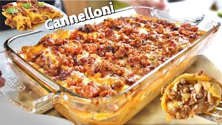 CANNELLONI al Ragù 🍝 piatto della Domenica [upl. by Rabbaj]