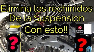 Como quitar los rechinidos de la suspension FACILMENTEruidos [upl. by Tarrant596]