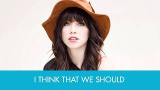 Carly Rae Jepsen quotCuriosityquot Lyric Video [upl. by Onateag461]