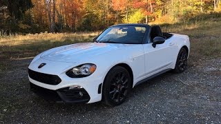 2017 Fiat 124 Spider Abarth 6MT – Redline Review [upl. by Lorene]