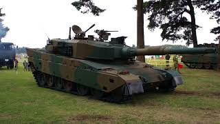 Type90 MBT Hydropneumatic Suspension Demonstration [upl. by Teplitz615]