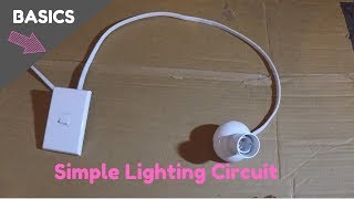 Basics Wiring a Lighting Circuit [upl. by Willcox868]