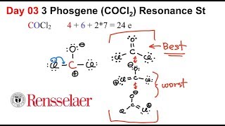 Day03 3 Resonance Structure of Phosgene COCl2 [upl. by Oicram]