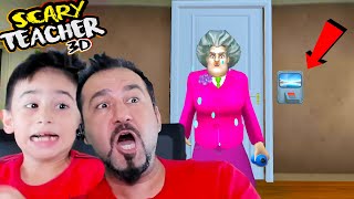 KIZGIN ÖĞRETMENİN GİZEMLİ ODASI HEYKEL OLDU  SCARY TEACHER 3D OYNUYORUZ [upl. by Anahpets301]