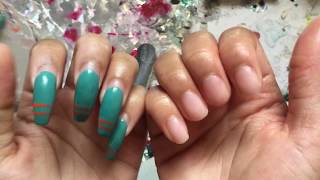 HOW TO PROPERLY REMOVE YOUR ACRYLIC NAILS AT HOME  NO DAMAGE amp KEEP YOUR LENGTH [upl. by Anibas]