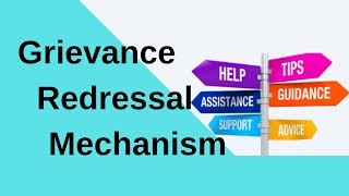 Grievance Redressal Mechanism [upl. by Nivac]