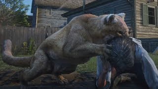 Playing as CougarPanther in Red Dead Redemption 2 [upl. by Ninnahc]