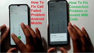 How To Fix Connection Problem or Invalid MMI Code  How To Fix Call Failed Problem Android Mobile [upl. by Pasol37]