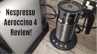 Nespresso Aeroccino 4 Milk Frother Review  Worth upgrading from the Aeroccino 3 [upl. by Olav721]