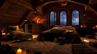 Cozy Room with Relaxing Rain Sounds for Sleeping  Deep Sleep White Noise Sleep Sounds ASMR Sleep [upl. by Guimar128]